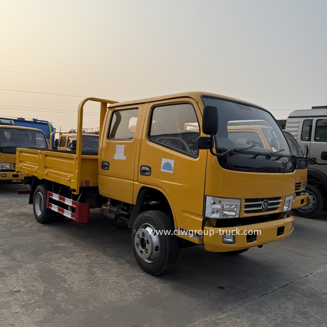 CLW double cabin 3 tons troop transport stake body cargo lorry,Chengli Special Automobile Co.,Ltd,CLW double cabin 4x2 3 tons 4 tons small stake body troop transport lorry