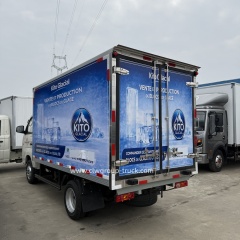 Foton mini Refrigerator Van Freezer Seafood Meat Vegetable Transport truck,Chengli Special Automobile Co.,Ltd,Foton mini gasoline 1.5tons 2 tons frozen insulation body ice cream freezer van