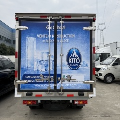 Foton mini Refrigerator Van Freezer Seafood Meat Vegetable Transport truck,Chengli Special Automobile Co.,Ltd,Foton mini gasoline 1.5tons 2 tons frozen insulation body ice cream freezer van