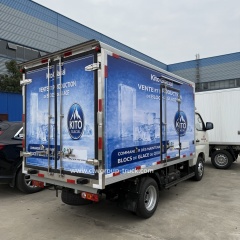 Foton mini Refrigerator Van Freezer Seafood Meat Vegetable Transport truck,Chengli Special Automobile Co.,Ltd,Foton mini gasoline 1.5tons 2 tons frozen insulation body ice cream freezer van