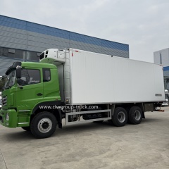 CLW 6x4 20tons cooling box frozen goods insulation fresh vegetables refrigerator truck,Chengli Special Automobile Co.,Ltd,CLW 6x4 20tons cold insualtion van cooling box cargo refrigerated truck