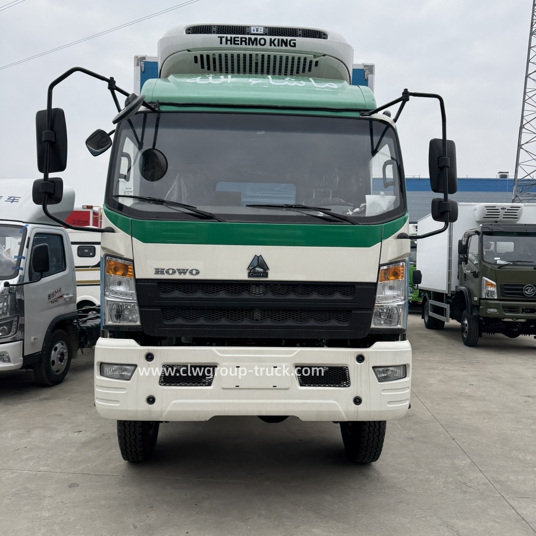 Sinotruk 4x2 4x4 off road 10tons cold chain logistics box fish transport truck,Chengli Special Automobile Co.,Ltd,Sinotruk 4x2 4x4 10tons 12tons cooling box cold chain transport freezer truck