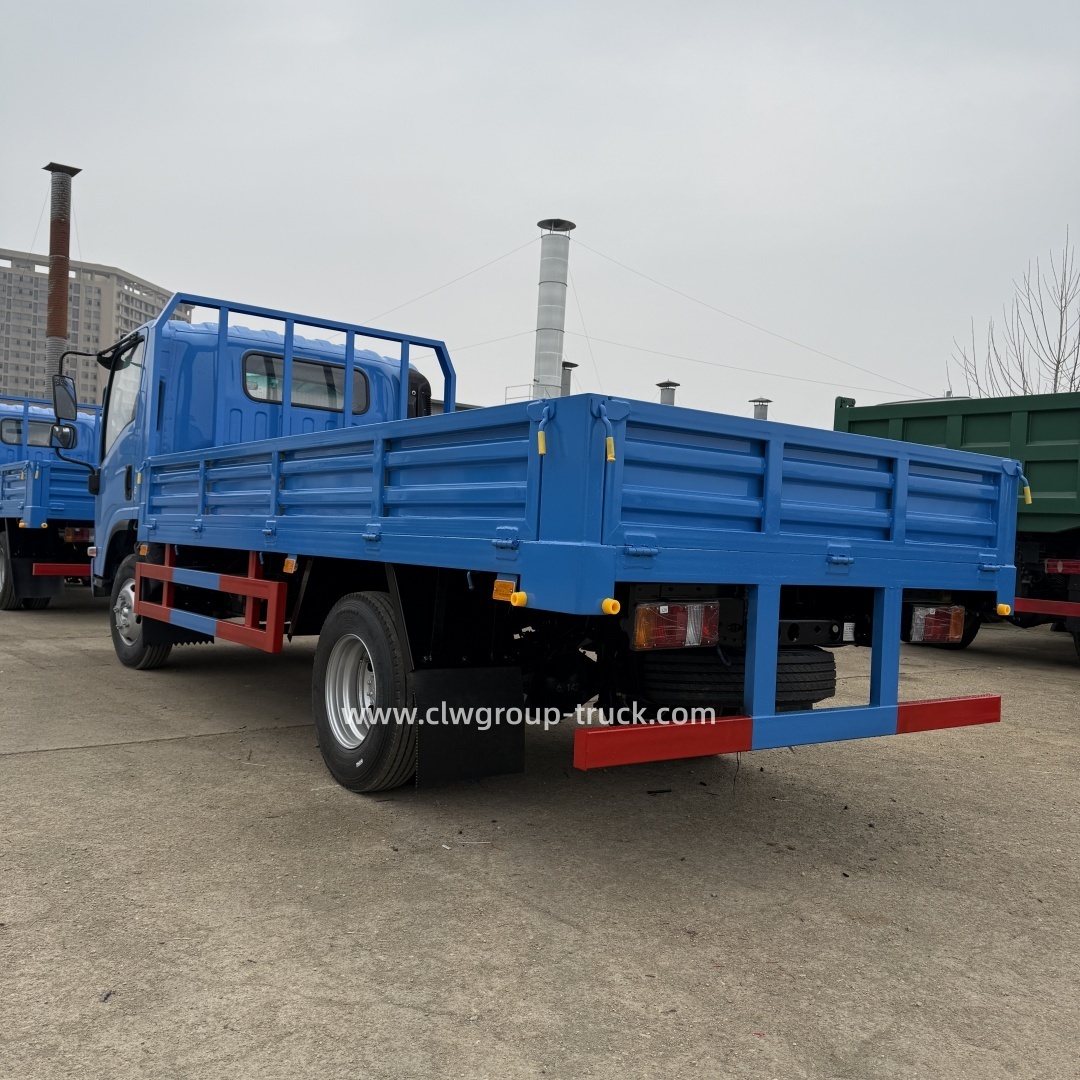 Isuzu KV100 KV600 700P 4tons 5 tons flatbed cargo sidewall truck,Chengli Special Automobile Co.,Ltd,Isuzu 100P KV100 KV600 700P light duty cargo lorry flatbed sidewall truck