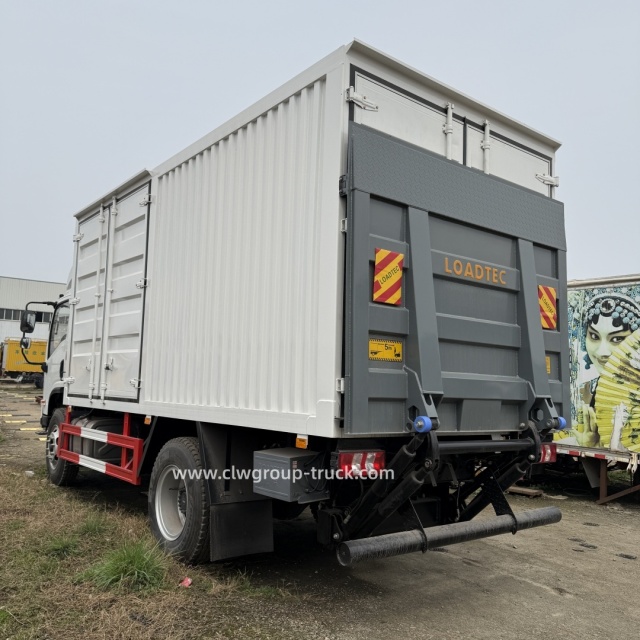 Shacman x9 closed carbon steel dry product transport cargo van with 1500kg tailgate lifter,Chengli Special Automobile Co.,Ltd,Shacman X9 closed box dry product transport cargo truck with tailgate lifter