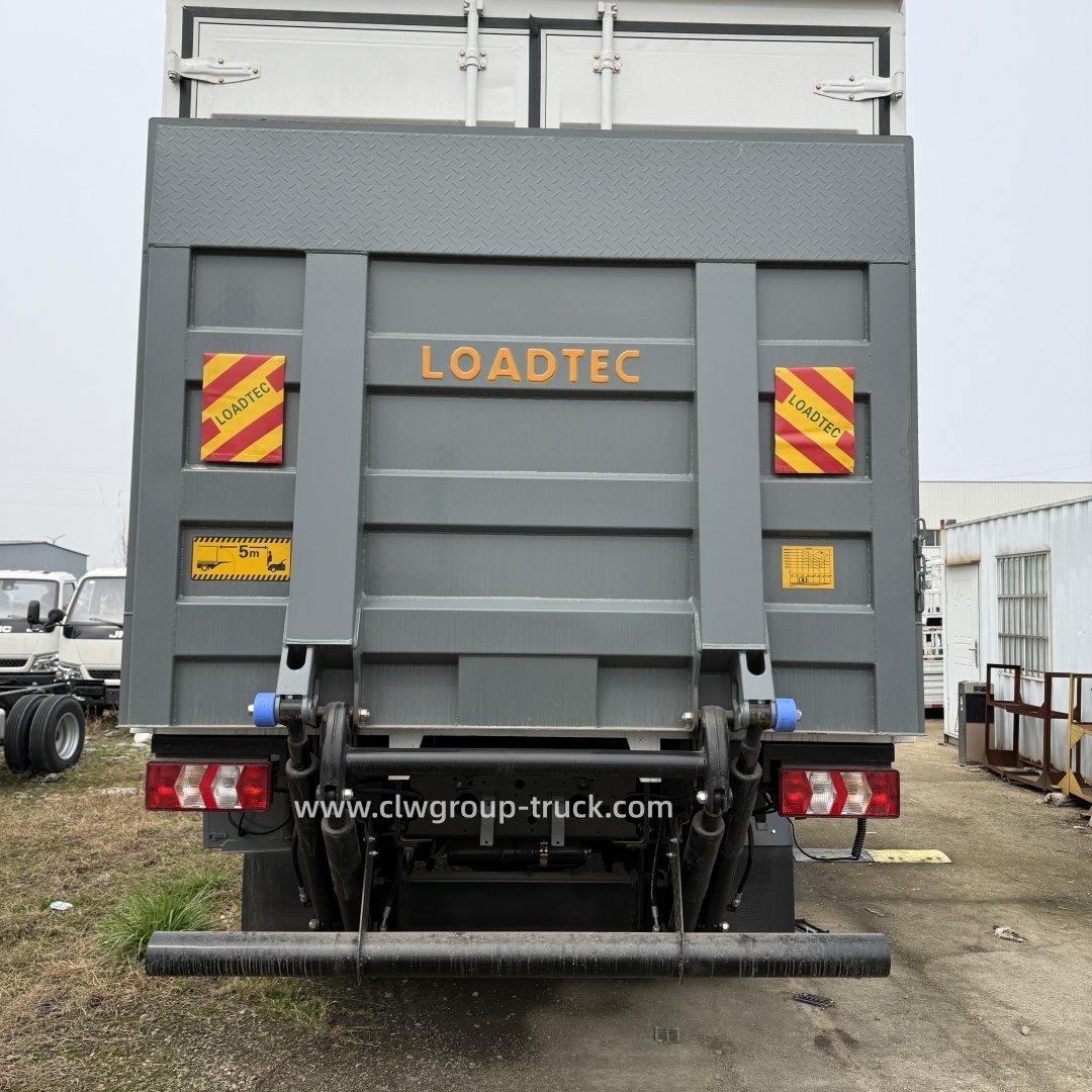 Shacman x9 closed carbon steel dry product transport cargo van with 1500kg tailgate lifter,Chengli Special Automobile Co.,Ltd,Shacman X9 closed box dry product transport cargo truck with tailgate lifter