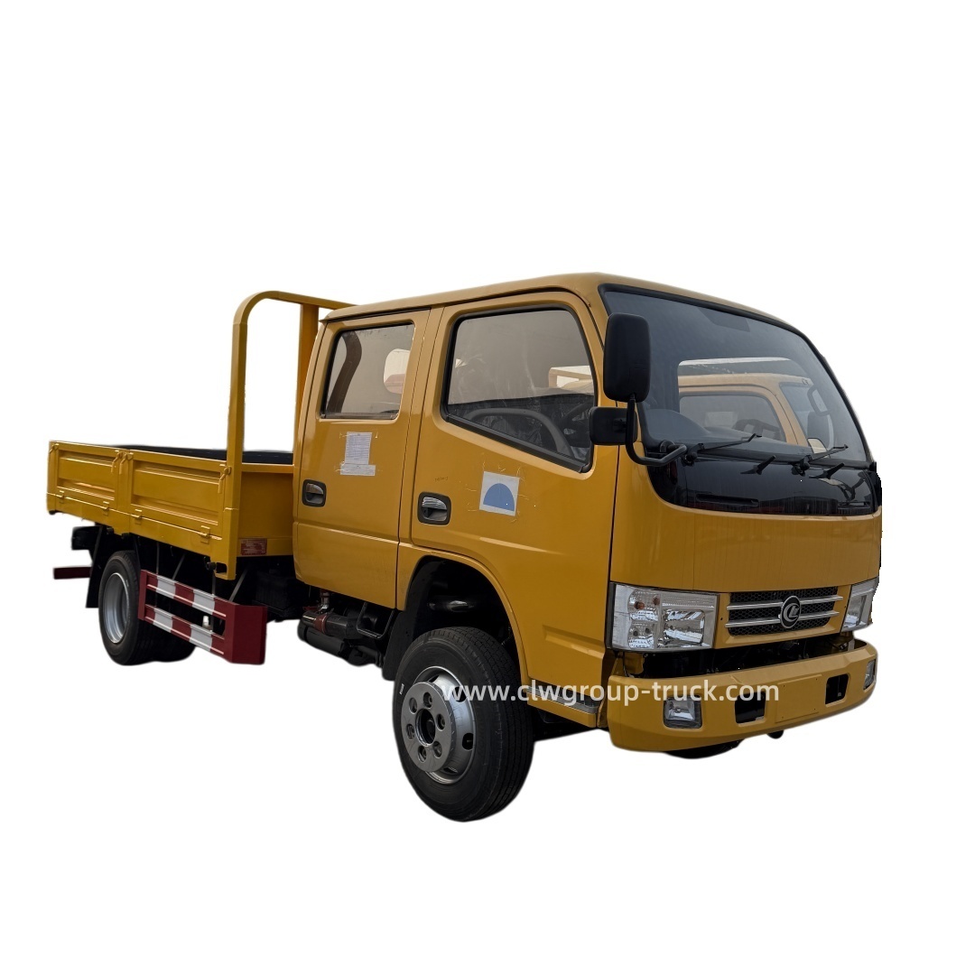 CLW double cabin 3 tons troop transport stake body cargo lorry,Chengli Special Automobile Co.,Ltd,CLW double cabin 4x2 3 tons 4 tons small stake body troop transport lorry