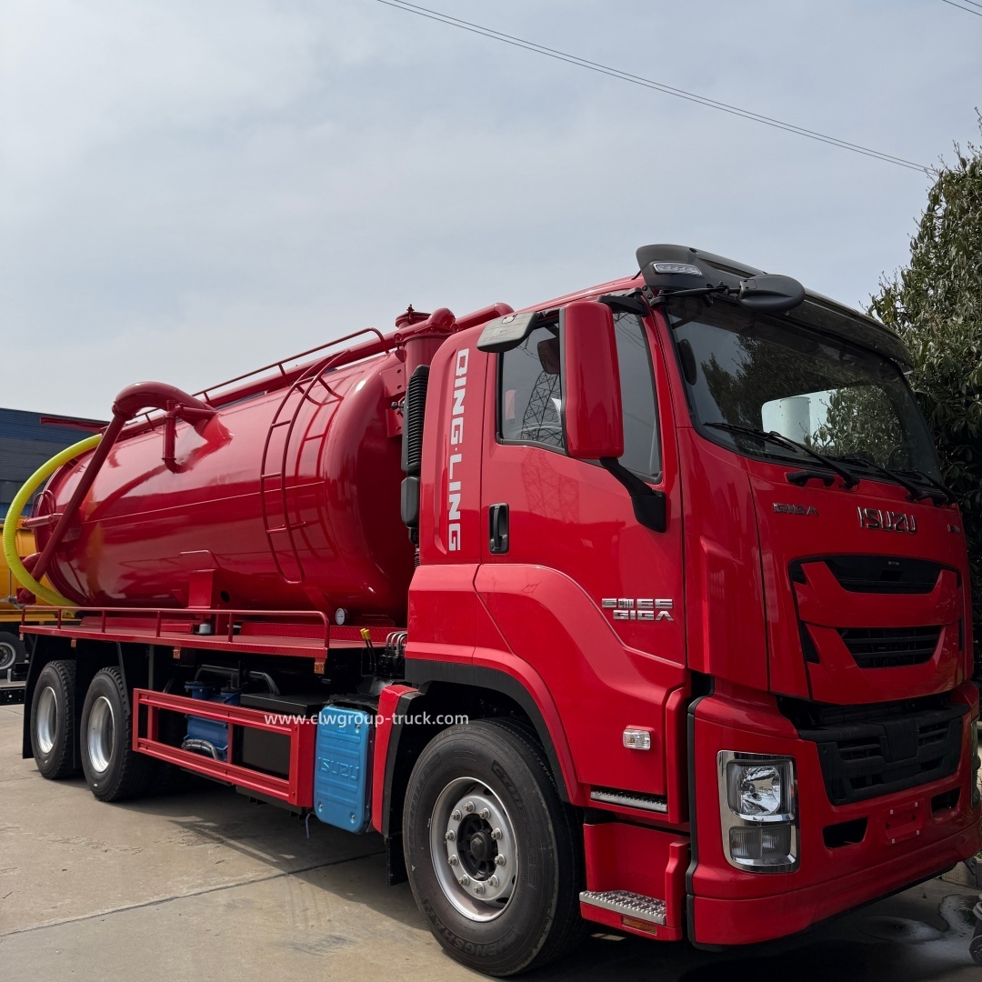 Isuzu 6x4 18m3 20m3 25m3 Sewage Suction Pipes Sewer Dredge Vehicle,Chengli Special Automobile Co.,Ltd,Isuzu 16ton 20tons 25tons Municipal Sewer Septic Tank Sludge Removal Truck