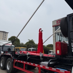 Isuzu 20tons 25tons Roll off Bins Trash Can Lifting Container Hook Lift Truck Dumpster,Chengli Special Automobile Co.,Ltd,Isuzu 6x4 10 wheeler 20tons 25tons roll off bin trash hook lift dumpster truck