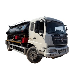 Cesspool Emptying Liquid Waste Toilet Septic Vacuum Pump Sucker truck,Chengli Special Automobile Co.,Ltd,Dongfeng 12m3 pressure washing jetting liquid waste truck with burner