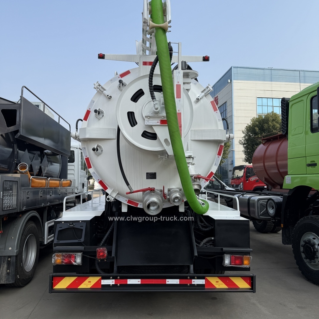 Isuzu FTR 12m3 15m3 fecal tanker vacuum hydro jet sewage cleaner truck,Chengli Special Automobile Co.,Ltd,Isuzu 15000l 12000 litres sewage suction fecal vacuum hydro jet cleaning truck