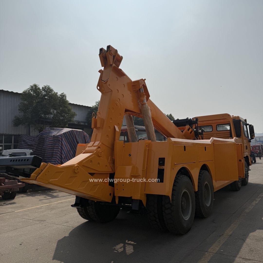 Shacman 8x4 rotator integrated 30tons 50tons winch towing recovery truck,Chengli Special Automobile Co.,Ltd,Shacman 8x4 12 wheeler 30tons 50tons 70tons rotator winch towing recovery truck