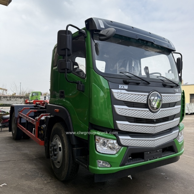 Foton 4x2 10tons 15tons hydraulic hook arm self dumping garbage truck,Chengli Special Automobile Co.,Ltd,Foton 10tons 13tons self dumping hook arm hydraulic lifting waste truck