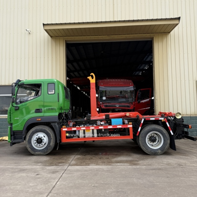 Foton 4x2 10tons 15tons hydraulic hook arm self dumping garbage truck,Chengli Special Automobile Co.,Ltd,Foton 10tons 13tons self dumping hook arm hydraulic lifting waste truck