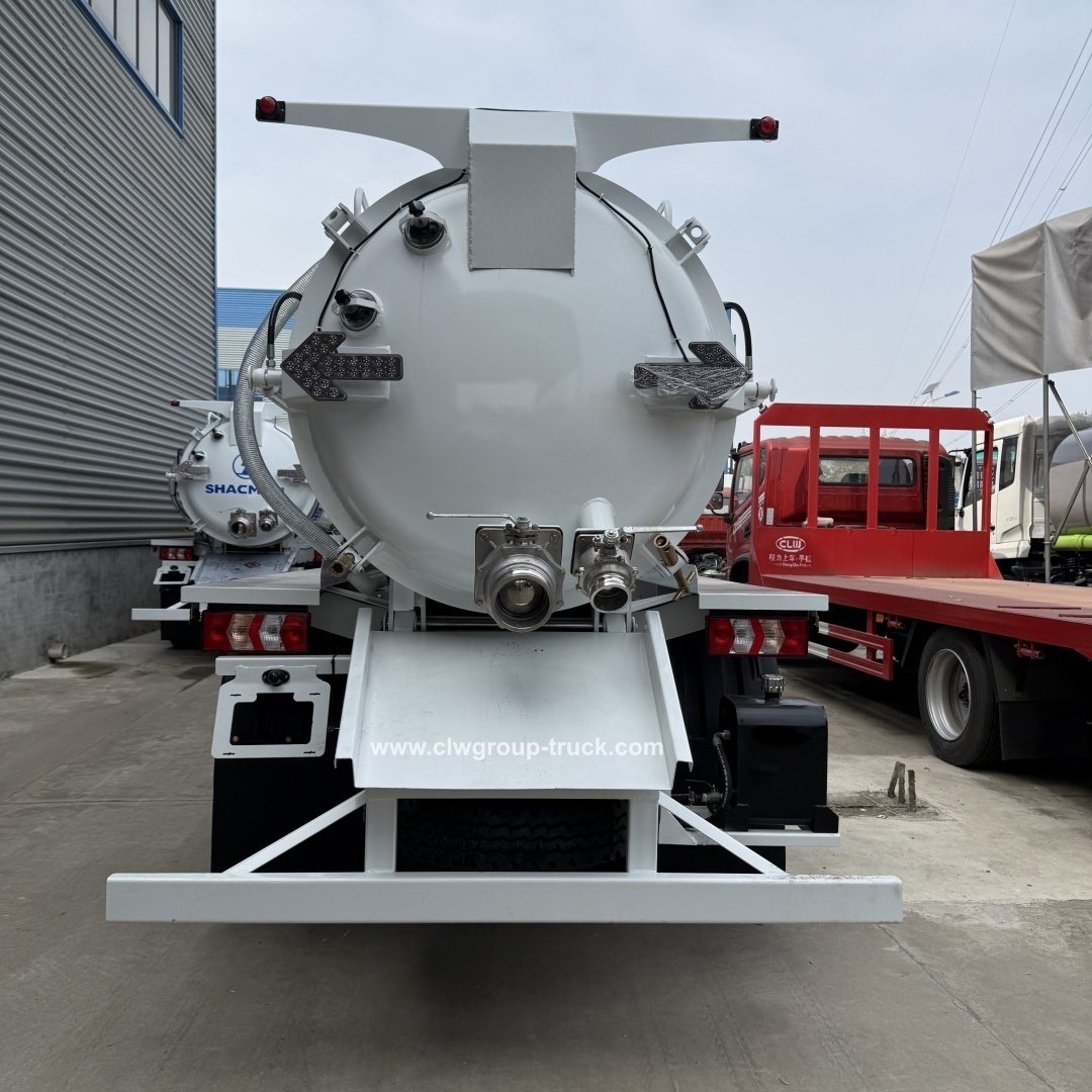 Shacman x9 5 cubic meters dry wet sewage cleaning vacuum pump truck,Chengli Special Automobile Co.,Ltd,Shacman 5000litres wet dry sewage pump vacuum waste sucking tank truck