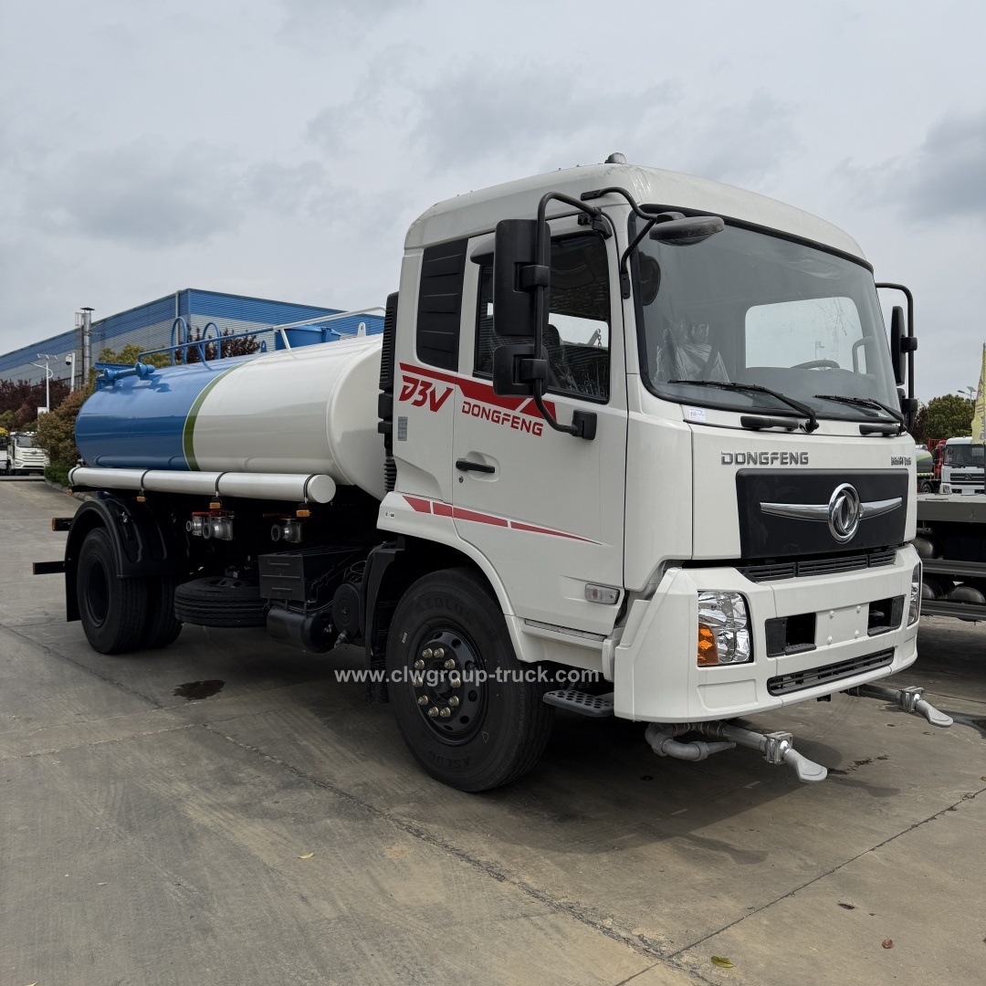 Dongfeng 180hp 9000litres road washing flushing water cannon truck,Chengli Special Automobile Co.,Ltd,Dongfeng 4x2 9tons sprinkling water cannon road flushing truck for tree washing