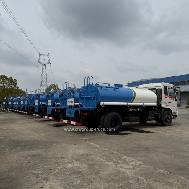 Dongfeng 180hp 9000litres road washing flushing water cannon truck,Chengli Special Automobile Co.,Ltd,Dongfeng 4x2 9tons sprinkling water cannon road flushing truck for tree washing