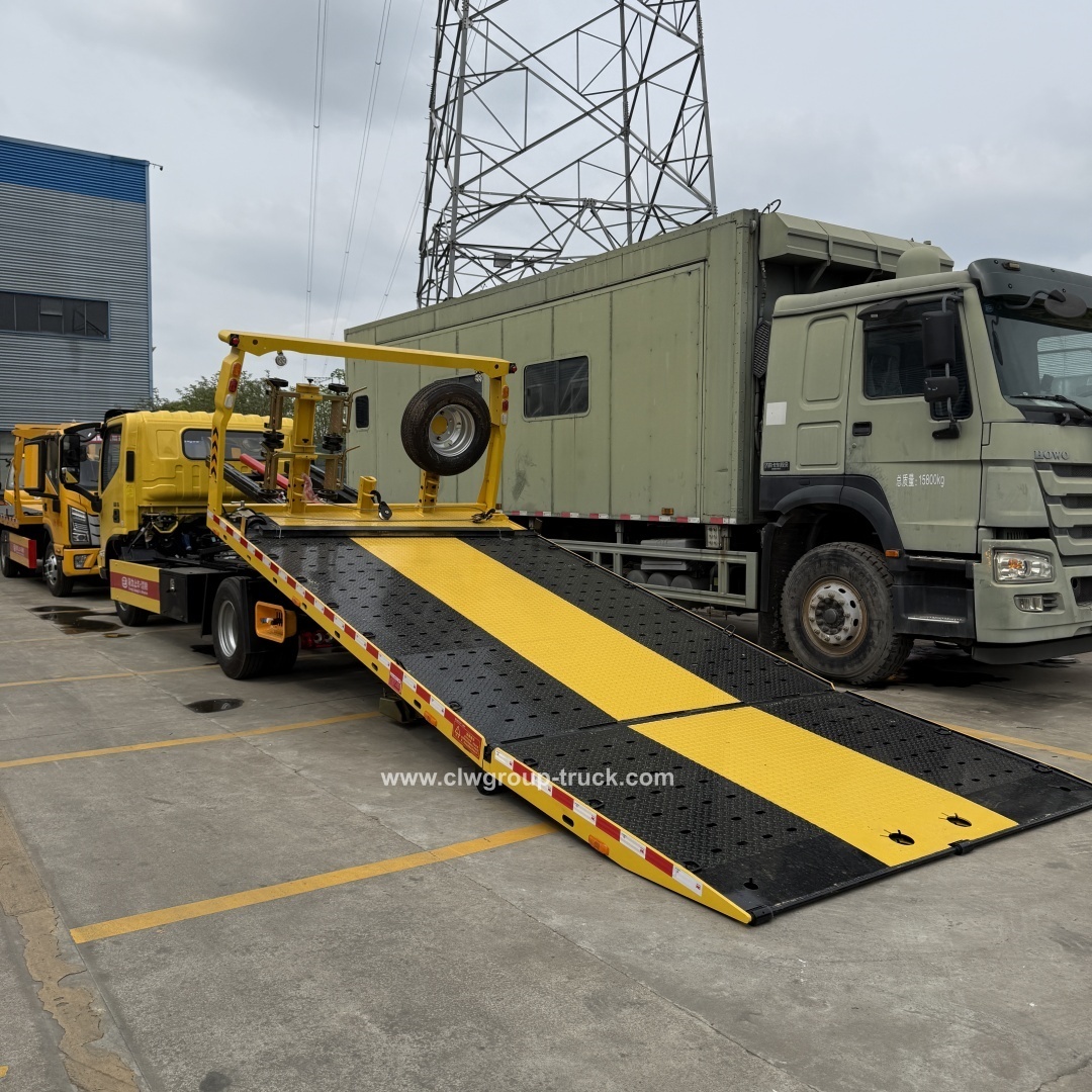 Sinotruk howo yuchai engine 160hp 140hp flatbed delivery traffic rescue tow truck crane,Chengli Special Automobile Co.,Ltd,Sinotruk howo faltbed delivery wrecker telescopic boom rescue tow truck crane