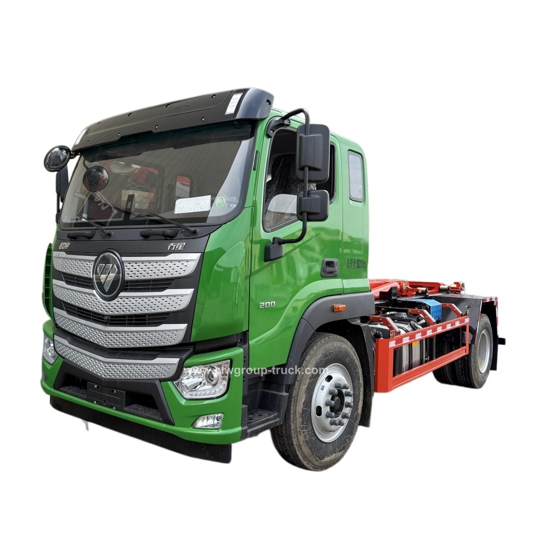 Foton 4x2 10tons 15tons hydraulic hook arm self dumping garbage truck,Chengli Special Automobile Co.,Ltd,Foton 10tons 13tons self dumping hook arm hydraulic lifting waste truck