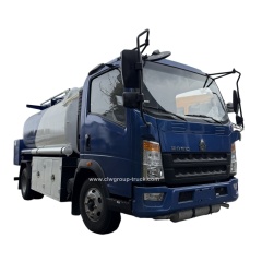 Sinotruk 4000litres 5000litres edible oil mobile refueling bowser dispenser truck,Chengli Special Automobile Co.,Ltd,Sinotruk 4m3 5m3 6m3 edible oil mobile fuel bowser refueling dispenser truck