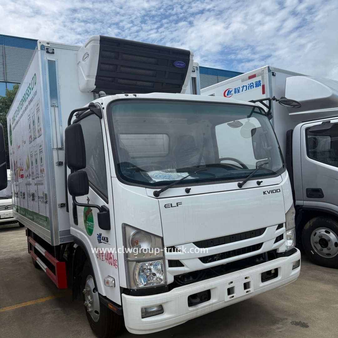 Isuzu 4tons livestock poultry transport day old chicken refrigerated truck,Chengli Special Automobile Co.,Ltd,Isuzu 4tons livestock farm animal day old chicken transport refrigerated truck