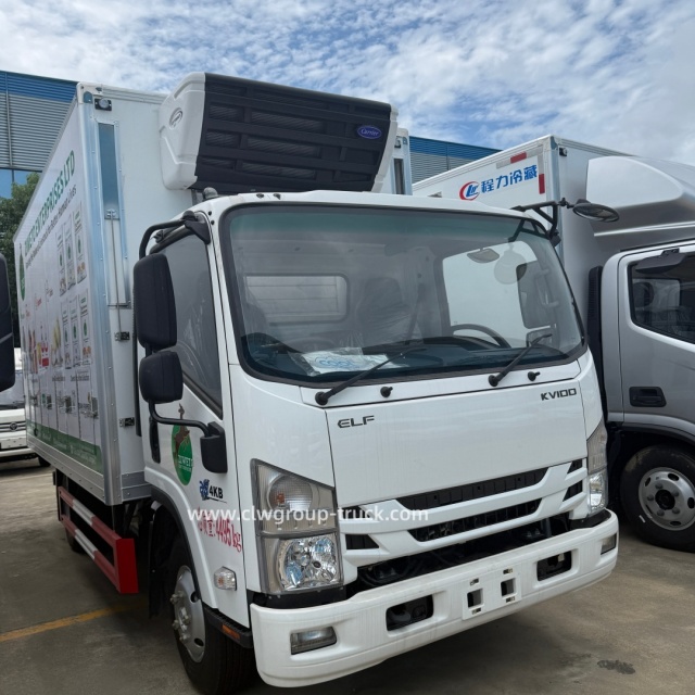 Isuzu 4tons livestock poultry transport day old chicken refrigerated truck,Chengli Special Automobile Co.,Ltd,Isuzu 4tons livestock farm animal day old chicken transport refrigerated truck