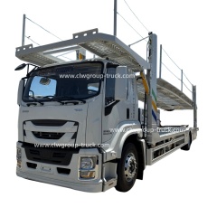 Hydraulic lifting car hauler 5units car carrier vehicle transport truck,Chengli Special Automobile Co.,Ltd,Double decker car hauler carrier hydraulic lifting platform car carrier truck