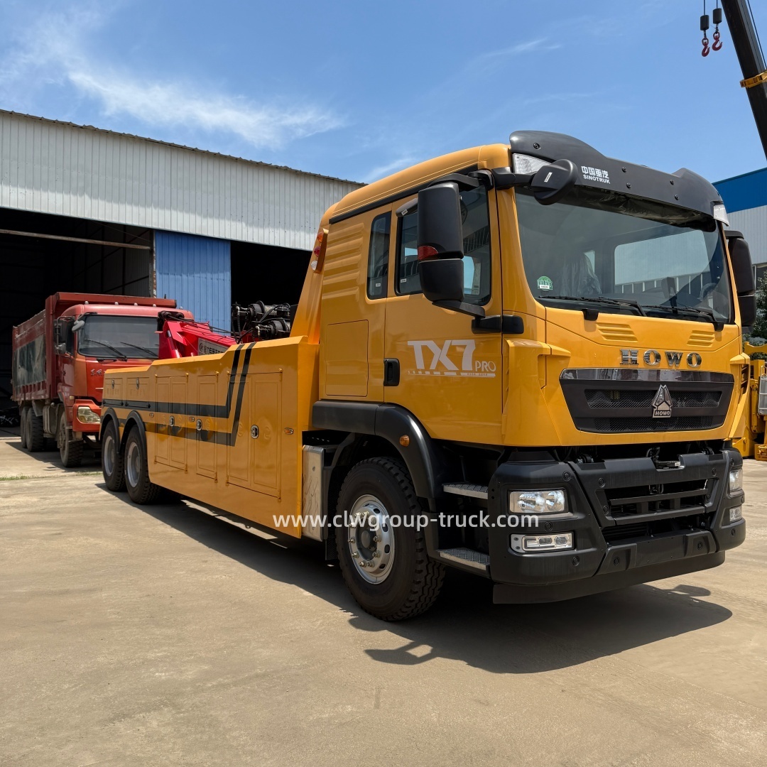 Sinotruk howo 6x4 10 wheeler heavy duty road wrecker rotator tow truck,Chengli Special Automobile Co.,Ltd,Sinotruk howo 10 wheeler 20tons lifting 50tons heavy duty rotator tow truck