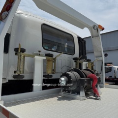 Foton 8tons slide bed car lifting equipment flatbed towing truck,Chengli Special Automobile Co.,Ltd,Foton slide bed hydraulic winch 8tons rollback rescue flatbed towing truck