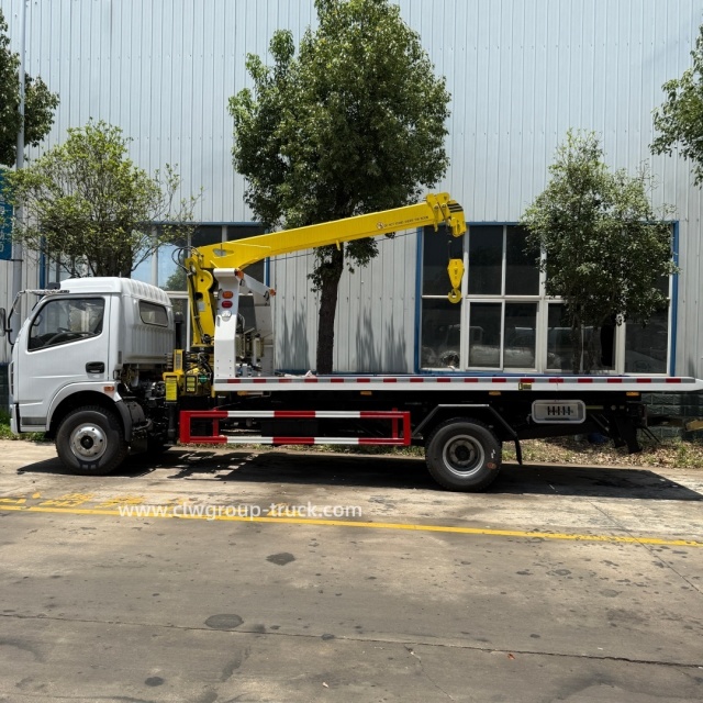 CLW 4tons tow winch 3.2tons telescopic boom vehicle recovery crane,Chengli Special Automobile Co.,Ltd,CLW 3.2tons 4tons flatbed wheel lift rollback tow vehicle recovery crane