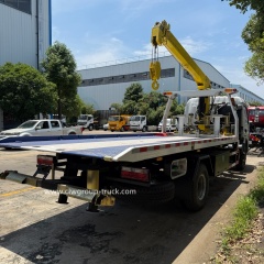 CLW 4tons tow winch 3.2tons telescopic boom vehicle recovery crane,Chengli Special Automobile Co.,Ltd,CLW 3.2tons 4tons flatbed wheel lift rollback tow vehicle recovery crane