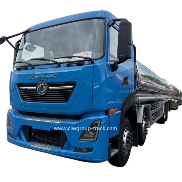 Dongfeng 8x4 35m3 mirror surface aluminum alloy fuel tanker truck,Chengli Special Automobile Co.,Ltd,CLW automobile group 20,000litres aluminum alloy dongfeng fuel tank truck