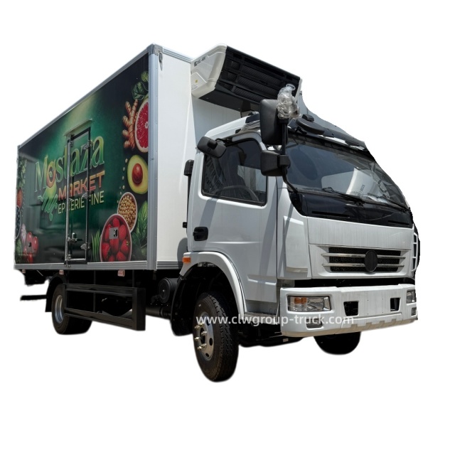 CLW 4x2 4x4 6tons freezer van food refrigerator truck,Chengli Special Automobile Co.,Ltd,CLW 4x2 4x4 small light 4x2 6tons freezer van food refrigerator truck