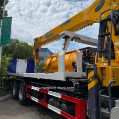 Sinotruk howo 10 wheeler 15tons flatbed towing crane truck,Chengli Special Automobile Co.,Ltd,Sinotruk howo 6X4 15tons flatbed hydraulic towing crane telescopic boom