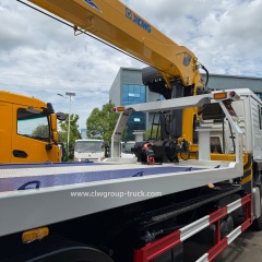 Sinotruk howo 10 wheeler 15tons flatbed towing crane truck,Chengli Special Automobile Co.,Ltd,Sinotruk howo 6X4 15tons flatbed hydraulic towing crane telescopic boom