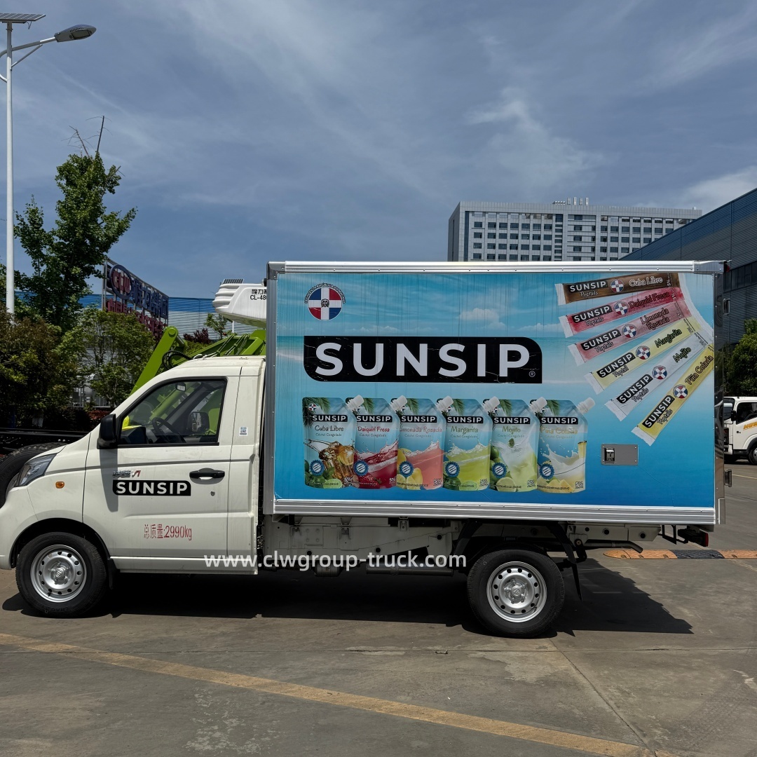 Foton gasoline electric light 1.5tons refrigerated truck,Chengli Special Automobile Co.,Ltd,Foton 4x2 mini electric gasoline refrigerated truck container body truck