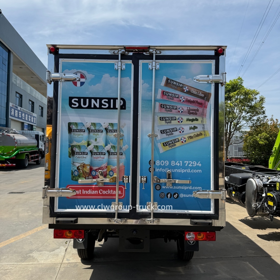 Foton gasoline electric light 1.5tons refrigerated truck,Chengli Special Automobile Co.,Ltd,Foton 4x2 mini electric gasoline refrigerated truck container body truck