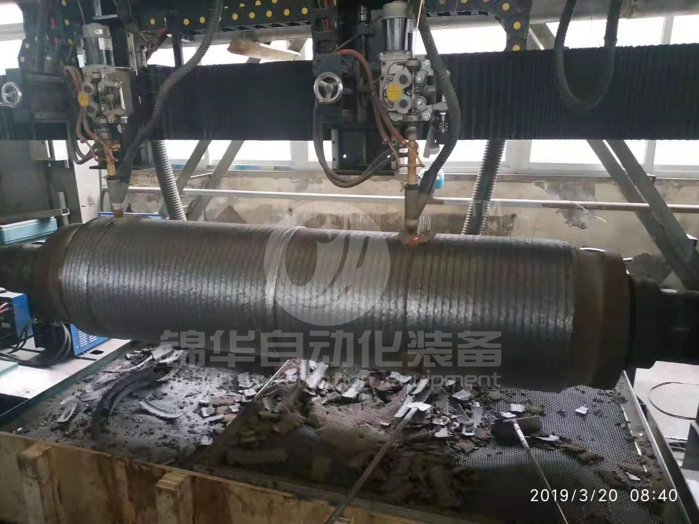 Application of Roll Hardfacing Cladding Machine