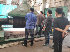 Máquina de revestimiento duro para rodillos de molinos de azúcar JH-350-C