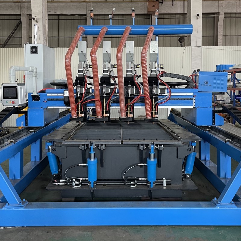 JH-700 Quadruple Torch Wear Plate Hardfacing Machine