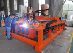 Máquina de revestimento de chapa de desgaste com tocha dupla JH-800D