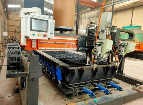 Máquina de revestimento de chapa de desgaste com tocha dupla JH-800D