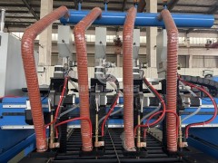 Máquina de revestimento duro de chapa de desgaste de tocha quádrupla JH-700