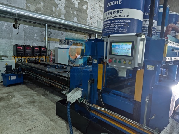 JH-800F Quad-Gun Quad-Wire Wear-Resistant Plate Hardfacing Machine