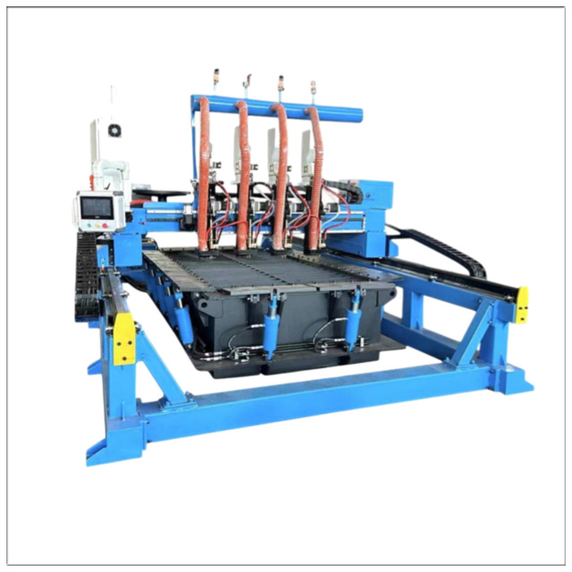 Máquina de revestimento duro de chapa de desgaste de tocha quádrupla JH-700