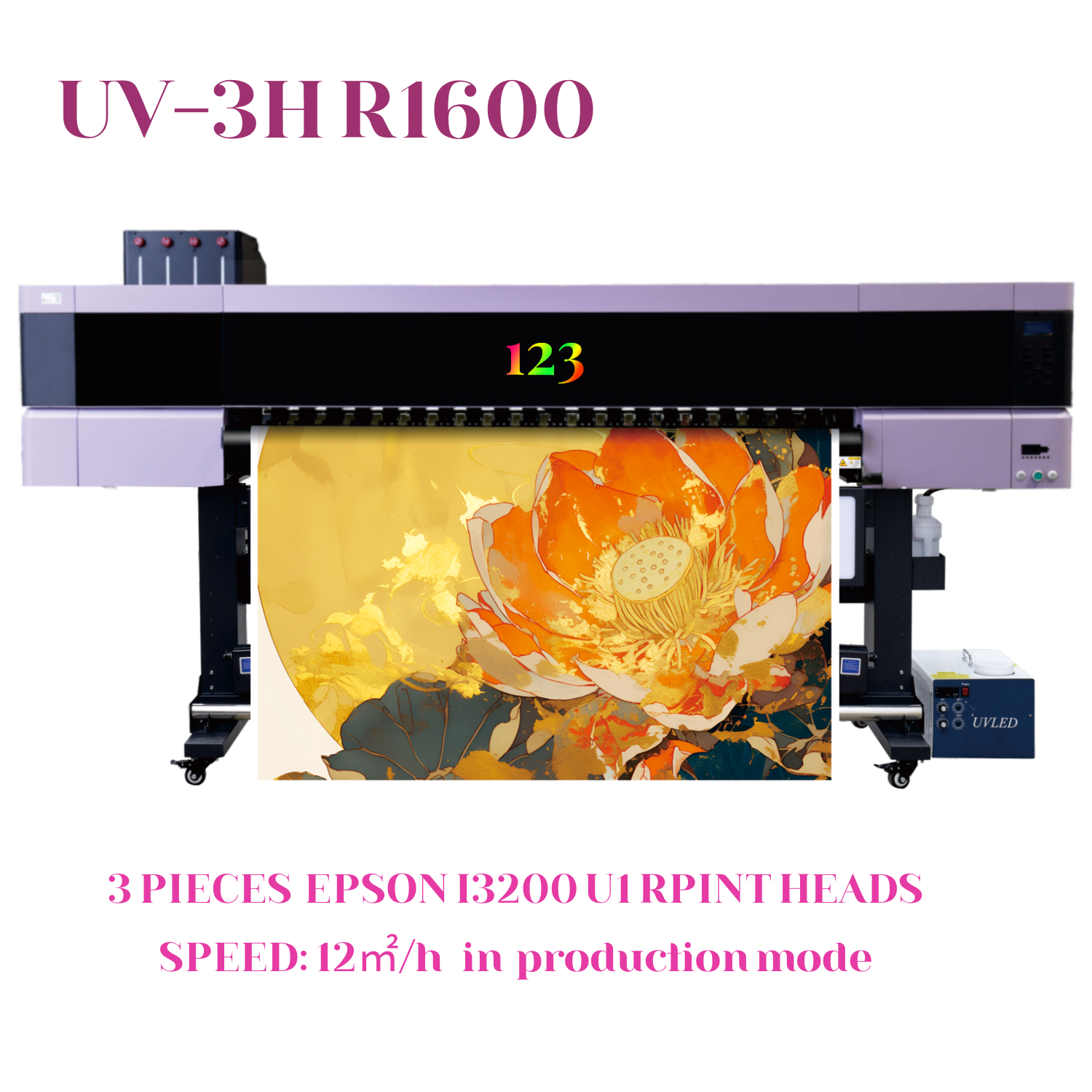 3H UV DIGITAL PRINTER   1.8M WIDTH