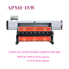 8 Heads Digital Sublimation Printer