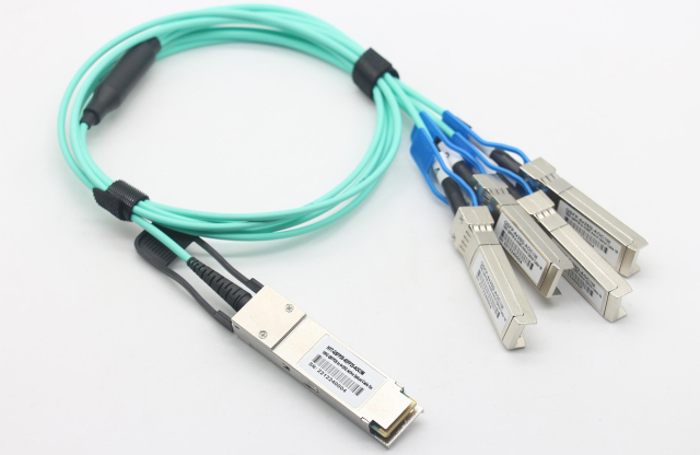 100G QSFP28 TO 4x25G SFP28 Active Optical Cable 5m