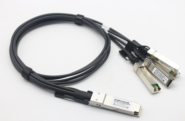 40G QSFP+ to 4 x 10G SFP+ Passive Direct Attach Copper Breakout Cable 2M