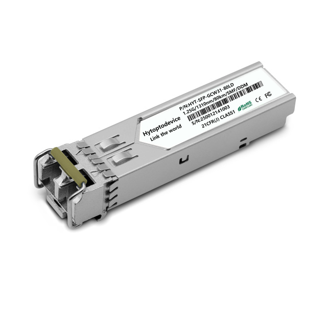 1.25G CWDM SFP 1310nm 80km LC SMF DDM Transceiver Module Fiber Optical Transceiver