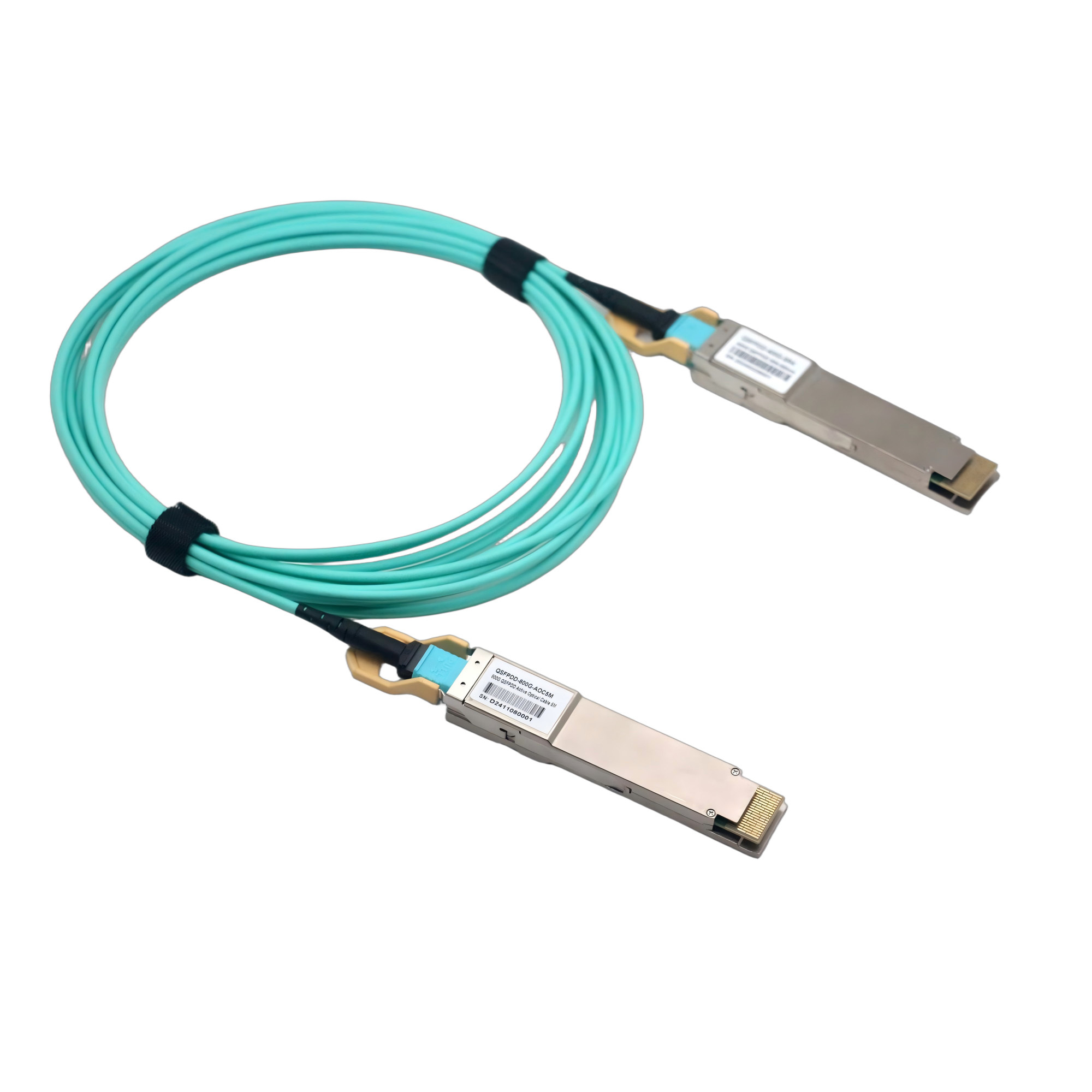 Arista AOC A-D800-D800-5M Compatible 800G QSFP-DD to QSFP-DD 5m (16ft) Active Optical Cable